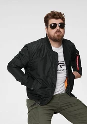 ALPHA INDUSTRIES Jacke MA-1 TT Schwarz/Grau/Dunkelgrau