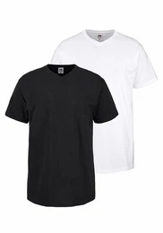 T-Shirt (Packung, 2-tlg) mit V-Ausschnitt