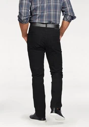Pioneer Authentic Jeans Straight-Jeans RON Regular Fit Schwarz/Braun/Orange
