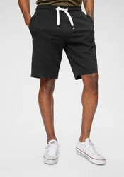 Ocean Sportswear Athleisure Sweat Shorts Schwarz/Beige/Dunkelgrau