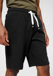 Ocean Sportswear Athleisure Sweat Shorts Schwarz/Beige/Dunkelgrau