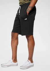 Ocean Sportswear Athleisure Sweat Shorts Schwarz/Beige/Dunkelgrau