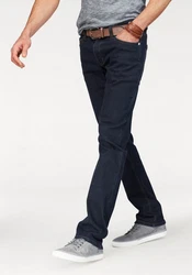 John Devin Straight-Jeans Dunkelblau