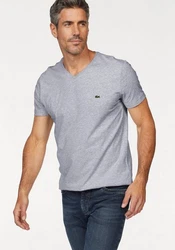 Lacoste V-Shirt Ikonisches Lacoste-Krokodil 
