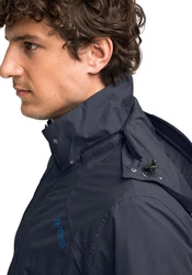 Maier Sports Funktionsjacke Metor M Packaway Funktion Blau/Dunkelblau/Lila