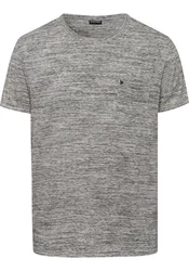 Bruno Banani T-Shirt Kurzarm Slim Fit Rundhalsausschnitt Hellgrau/Grau/Schwarz