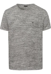 T-Shirt Kurzarm, Slim Fit, unifarben, Rundhalsausschnitt
