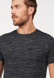 Bruno Banani T-Shirt Kurzarm Slim Fit Rundhalsausschnitt Dunkelgrau/Dunkelblau/Hellgrau/Grau