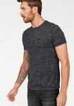 Bruno Banani T-Shirt Kurzarm Slim Fit Rundhalsausschnitt Dunkelgrau/Dunkelblau/Hellgrau/Grau