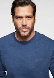 Man's World Sweatshirt Basic-Stil Rundhalsausschnitt unifarben