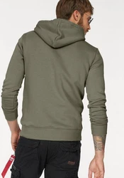 Alpha Industries Kapuzenpullover Basic Hoodie Herren Dunkelgrün/Khaki