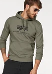 Alpha Industries Kapuzenpullover Basic Hoodie Herren Dunkelgrün/Khaki