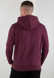 Alpha Industries Kapuzenpullover Basic Hoodie Herren Dunkelrot/Rosa/Lila/Fliederfarben/Bordeaux
