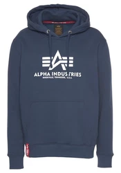 Alpha Industries Kapuzenpullover Basic Hoodie Herren Hellblau/Dunkelblau/Blau