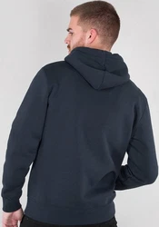 Alpha Industries Kapuzenpullover Basic Hoodie Herren Hellblau/Dunkelblau/Blau