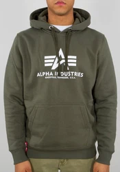 Alpha Industries Kapuzenpullover Basic Hoodie Herren Dunkelgrün