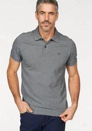 Poloshirt ORIGINAL PIQUE SS RUGGER mit Flachstrickkragen