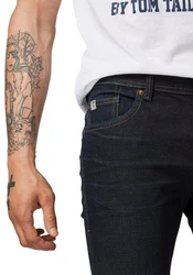 TOM TAILOR Denim Aedan Straight Jeans Dunkelblau/Blau/Hellblau
