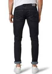 TOM TAILOR Denim Aedan Straight Jeans Dunkelblau/Blau/Hellblau