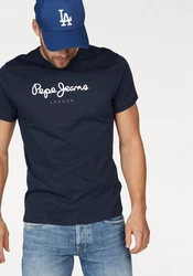 Pepe Jeans T-Shirt 'Eggo' Dunkelblau/Blau