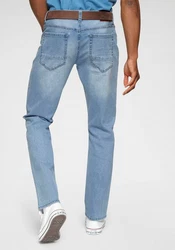 Bruno Banani Straight-Jeans Hutch Hellblau/Blau