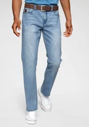 Bruno Banani Straight-Jeans Hutch Hellblau/Blau