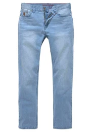 Straight-Jeans Hutch gerade Beinform, teilweise mit modischen Destroyed-Effekten