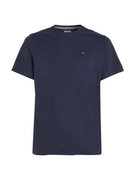 T-Shirt TJM ESSENTIAL SOLID TEE Regular Fit mit Rundhalsausschnitt und dezenter Logo-Flag