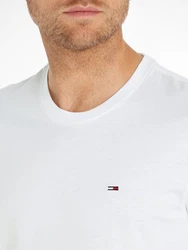 Tommy Jeans T-Shirt Weiß/Creme/Schwarz
