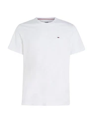 Tommy Jeans T-Shirt Weiß/Creme/Schwarz
