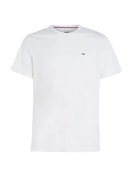 Tommy Jeans T-Shirt Weiß/Creme/Schwarz