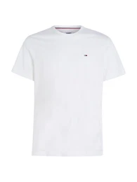 T-Shirt TJM ESSENTIAL SOLID TEE Regular Fit mit Rundhalsausschnitt und dezenter Logo-Flag