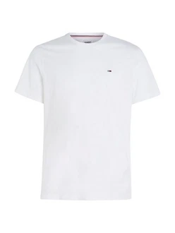 Tommy Jeans T-Shirt Weiß/Creme/Schwarz
