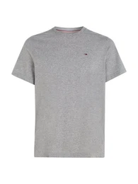 T-Shirt TJM ESSENTIAL SOLID TEE Regular Fit mit Rundhalsausschnitt und dezenter Logo-Flag