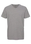 Jack & Jones T-Shirt SLIM-FIT BASIC TEE V-NECK Hellgrau/Grau/Dunkelgrau