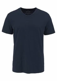 T-Shirt SLIM- FIT BASIC TEE V-NECK mit V-Ausschnitt