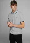 Jack & Jones Poloshirt JJEPAULOS POLO SS NOOS Grau/Hellgrau