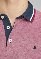Jack & Jones Poloshirt JJEPAULOS POLO SS NOOS Rot (3613)