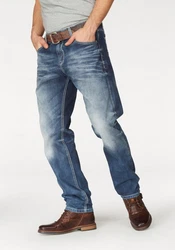 Cipo & Baxx Loose-fit Jeans Blau/Braun/Hellblau