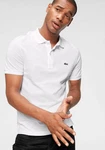 Lacoste Poloshirt mit Polokragen Weiß/Grau/Creme