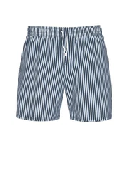 Trigema Shorts Bade-/Freizeitshorts mit Druckmotiv blau/navy