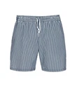Trigema Shorts Bade-/Freizeitshorts mit Druckmotiv blau/navy