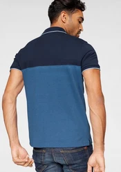 Bruno Banani Poloshirt mit Polokragen Blau/Dunkelblau/Hellblau