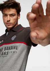 Bruno Banani Poloshirt mit Polokragen Dunkelrot/Bordeaux/Beige/Grau/Braun/Dunkelbraun/Grün