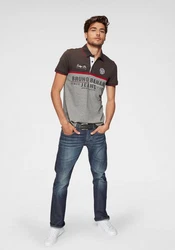 Bruno Banani Straight Jeans Dylan Dunkelblau/Blau/Hellblau