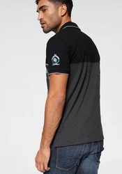 Bruno Banani Poloshirt mit Polokragen Schwarz/Blau/Dunkelblau/Hellblau/Braun