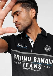Bruno Banani Poloshirt mit Polokragen Schwarz/Blau/Dunkelblau/Hellblau/Braun
