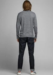 JACK & JONES Pullover JjeBasic Rundhals Strickpulli Oberteil 