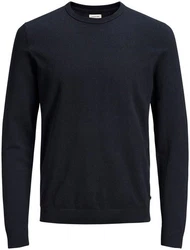 JACK & JONES Pullover JjeBasic Rundhals Strickpulli Oberteil 