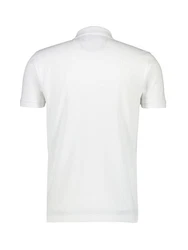LERROS Poloshirt uni regular fit Creme/Weiß